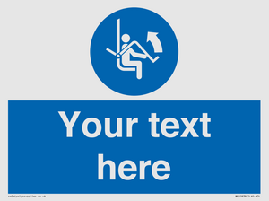 Custom Mandatory: Open safety bar of chairlift